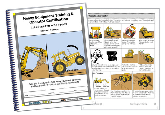 Heavy Equipment Operator  Certification Training Workbook - set of 10 + instructor copy