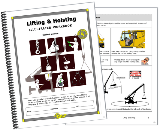 Lift & Hoist Workbook – 60 pages, 400 illustrations