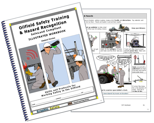 Oilfield Safety Training (OST) Safeland Compliant Set – 10 workbooks, 10 certification cards and 1 Instructor copy